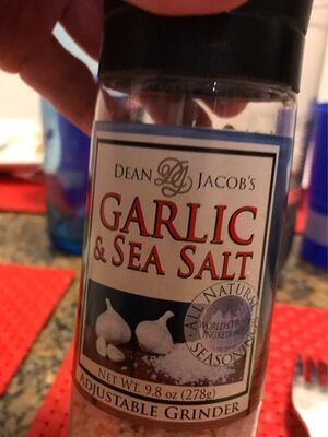 Garlic & Sea Salt Adjustable Grinder, Garlic & Sea Salt