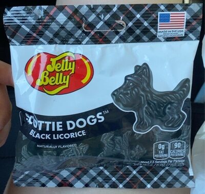 Black Licorice Flavored Scottie Dogs Candy, Black Licorice