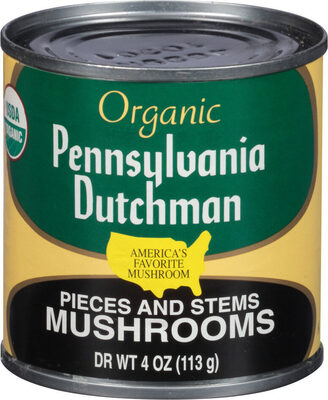Organic Mushrooms Pieces And Stems