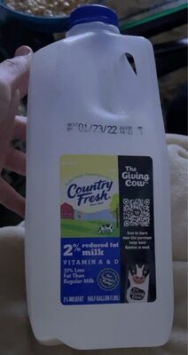 2% Reduced Fat Milk