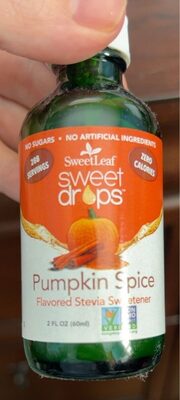 Pumpkin Spice Flavored Stevia Concentrate, Pumpkin Spice