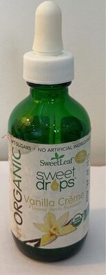 Vanilla Creme Flavored Organic Stevia Sweetener, Vanilla Creme