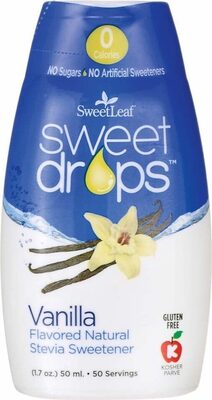 Vanilla Flavored Stevia Sweetener, Vanilla