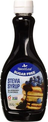 Blueberry Flavored Zero Sugar Stevia Syrup, Blueberry