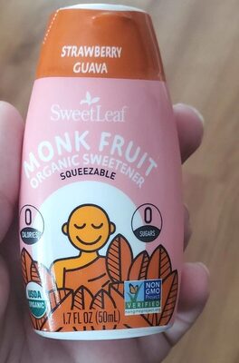 Strawberry Guava Organic Monk Fruit Squeezable Sweetener, Strawberry Guava