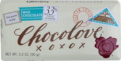 Chocolove Milk Chocolate, 3.2 Oz