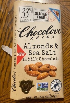 Almonds & Sea Salt Milk Chocolate, Almonds & Sea Salt