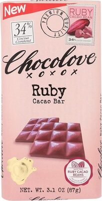 Ruby Cacao Bean Chocolate, Ruby Cacao Bean