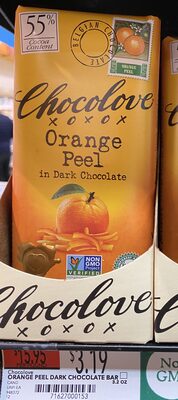 Orange Peel In Dark Chocolate, Orange Peel