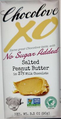 Salted Peanut Butter In 40% Milk Chocolate, Salted Peanut Butter