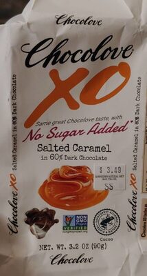 Salted Caramel In 60% Dark Chocolate, Salted Caramel