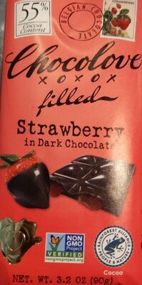 Strawberry In Dark Chocolate, Strawberry
