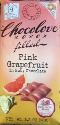Pink Grapefruit In Ruby Chocolate, Pink Grapefruit