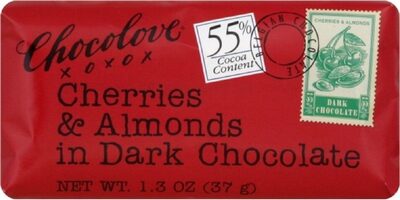 Cherries & Almonds In Dark Chocolate, Cherries & Almonds