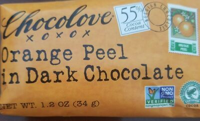 Orange Peel In Dark Chocolate, Orange Peel