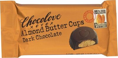 Almond Butter Cups Dark Chocolate, Almond Butter Cups