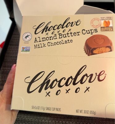 Almond Butter Cup Milk Chocolate, Almond Butter