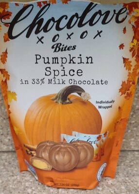 Pumpkin Spice In 33% Milk Chocolate Bites, Pumpkin Spice In 33% Milk Chocolate