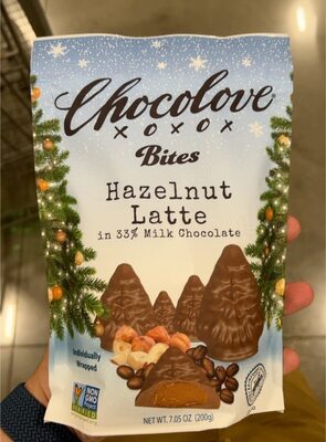 Hazelnut Latte In 33% Milk Chocolate Bites, Hazelnut Latte In 33% Milk Chocolate