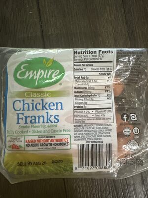 Classic Chicken Franks