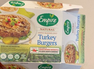 Natural Turkey Burgers