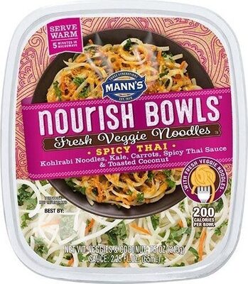 Spicy Thai Fresh Veggie Noodles