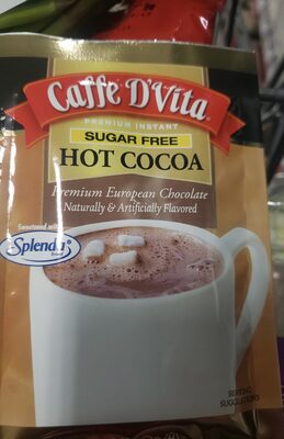 European Chocolate Premium Instant Sugar Free Hot Cocoa, European Chocolate