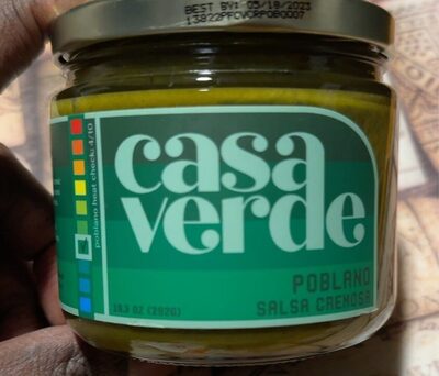 Poblano Salsa Cremosa, Poblano