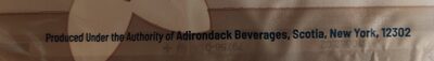 Adirondack Beverages, Soda, Vanilla Cream, Vanilla Cream