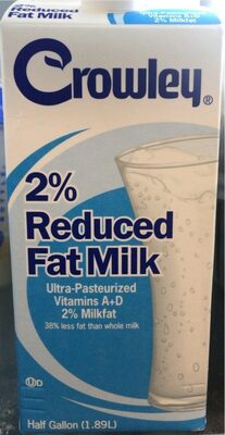 2% Reduced Fat Milk