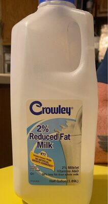 2% Reduced Fat Milk