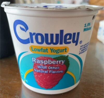 Raspberry 1.5% Lowfat Yogurt, Raspberry