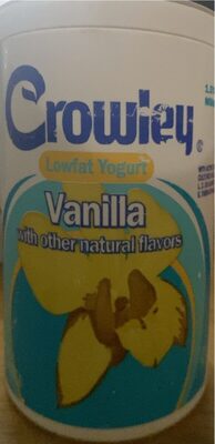 Vanilla Lowfat Yogurt, Vanilla