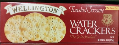 Toasted Sesame Water Crackers, Toasted Sesame