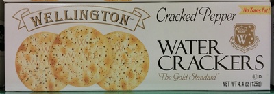 Cracked Pepper Water Crackers, Cracked Pepper