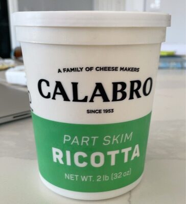 Ricotta Part Skim Cheese, Ricotta