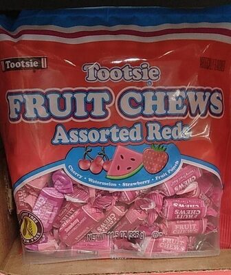 Cherry Watermelon Strawberry Fruit Punch Fruit Chews, Cherry Watermelon Strawberry Fruit Punch