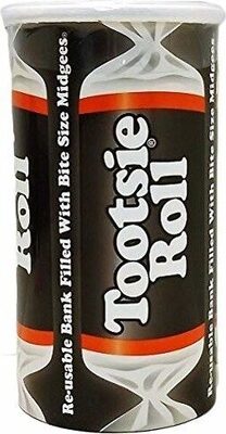 Tootsie Roll, Re-USAble Bank Filled With Bite Size Midgees