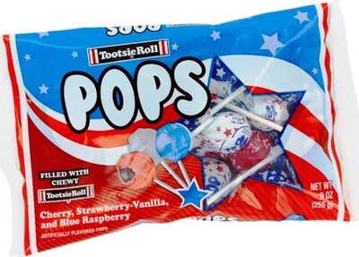 Cherry, Strawberry-Vanilla, And Blue Raspberry Pops