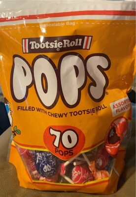 Assorted Pops Filled With Chewy Tootsie Roll, Assorted