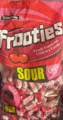 Sour Cherry Fruit Flavored Chewy Candy, Sour Cherry