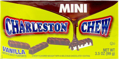 Vanilla Chewy Flavored Mini Nougat With A Delicious Chocolatey Coating, Vanilla
