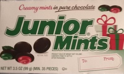 Creamy Mints In Pure Chocolate, Creamy