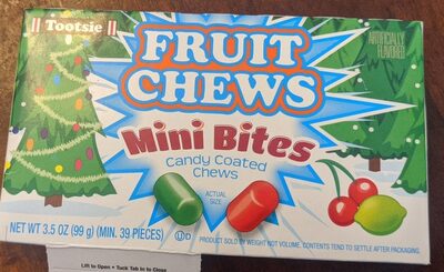 Fruit Flavored Mini Bites Candy Coated Chews, Fruit