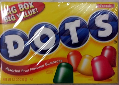 Tootsie, Dots, Gumdrops, Assorted Fruit, Assorted Fruit