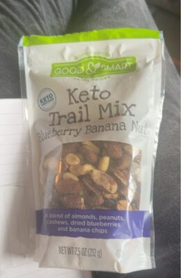 Blueberry Banana Nut Keto Trail Mix, Blueberry Banana Nut
