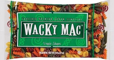 Enriched Tomato, Beet And Spinach Macaroni Product, Veggie Shapes