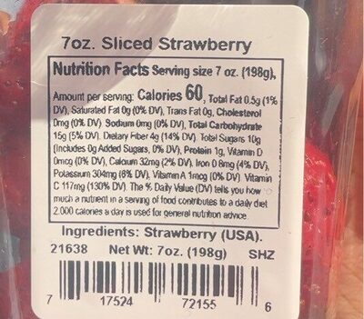 Sliced Strawberry