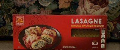 Enriched Macaroni Product, Lasagne