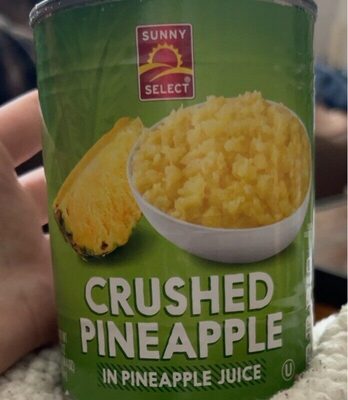 Crushed Pineapple In Pineapple Juice